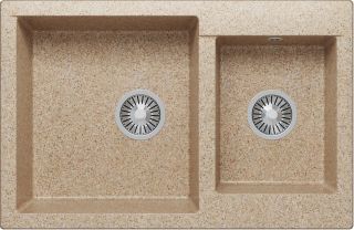 Мойка кухонная Polygran BRIG-772 песочный 621510